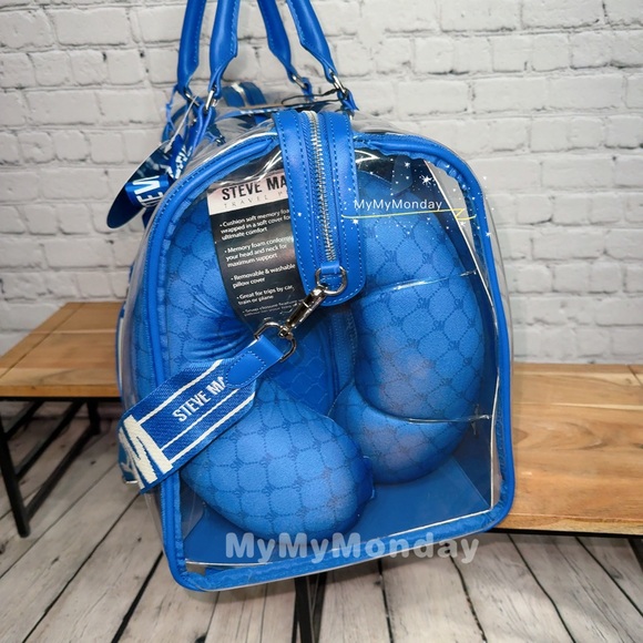 Steve Madden Clear Duffle Bag Set of 7 - Picture 7 of 10